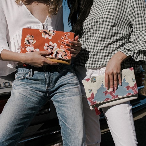 Rachel Pally Reversible Floral Clutch - Picture 2 of 8